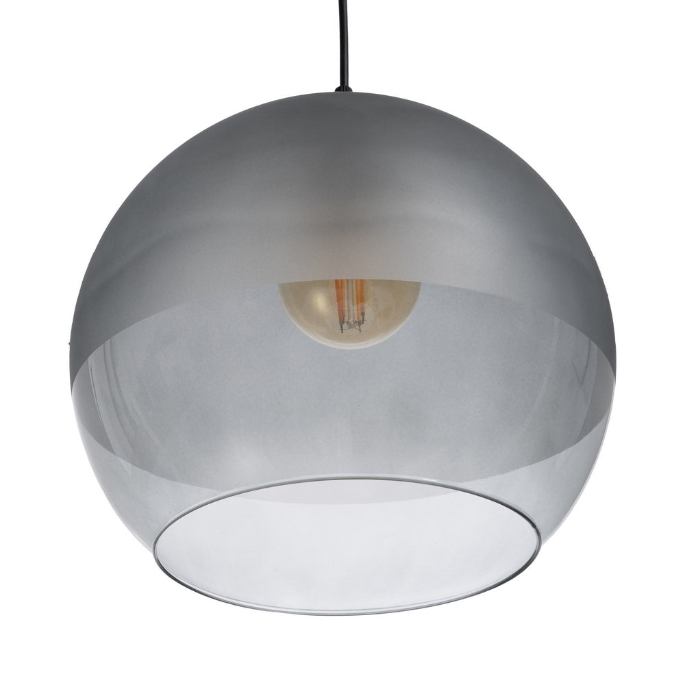 L�MPARA DECORACI�N GRIS CRISTAL 30 X 30 X 25 CM