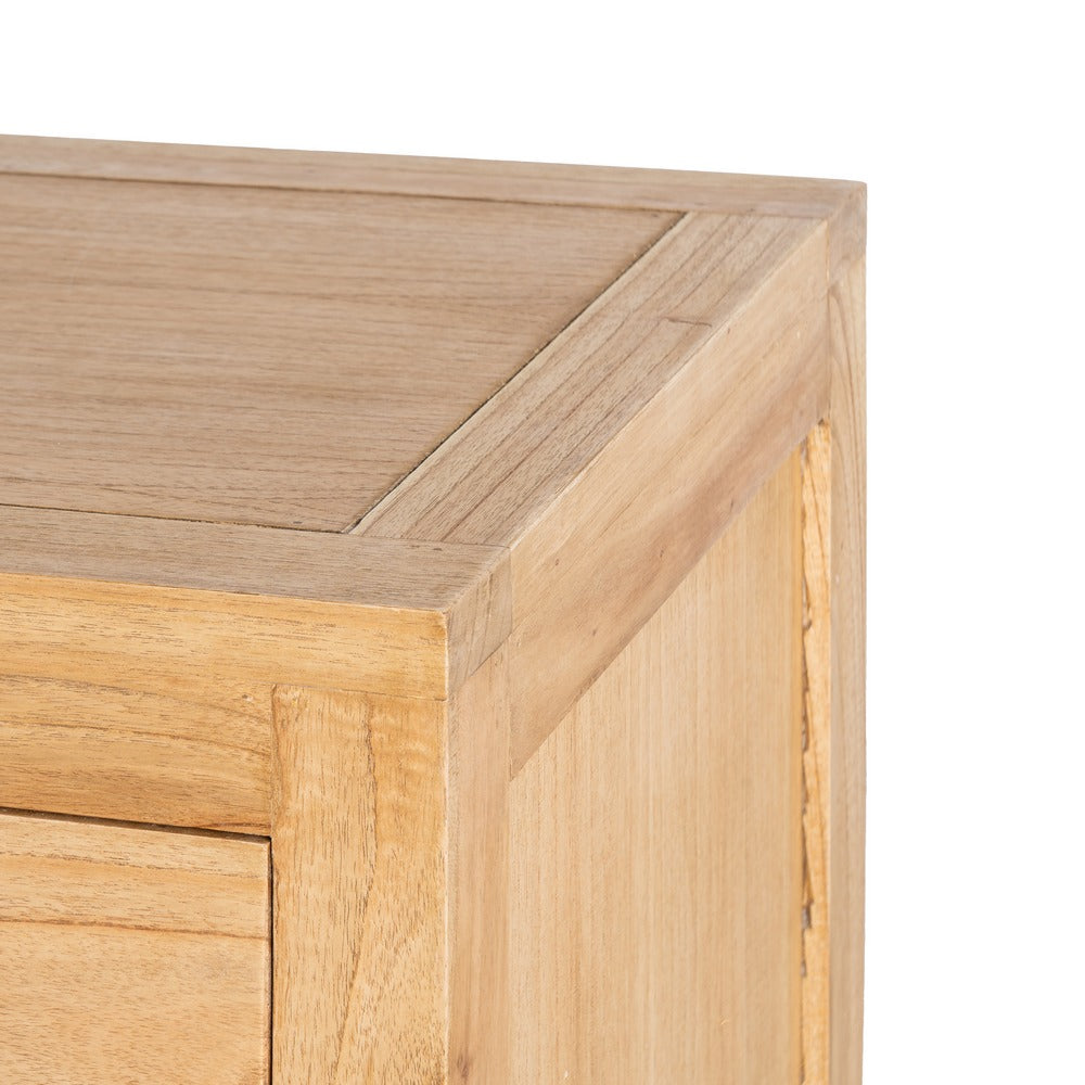 NATURAL MINDI WOOD DRESSER BEDROOM 100 X 40 X 90 CM