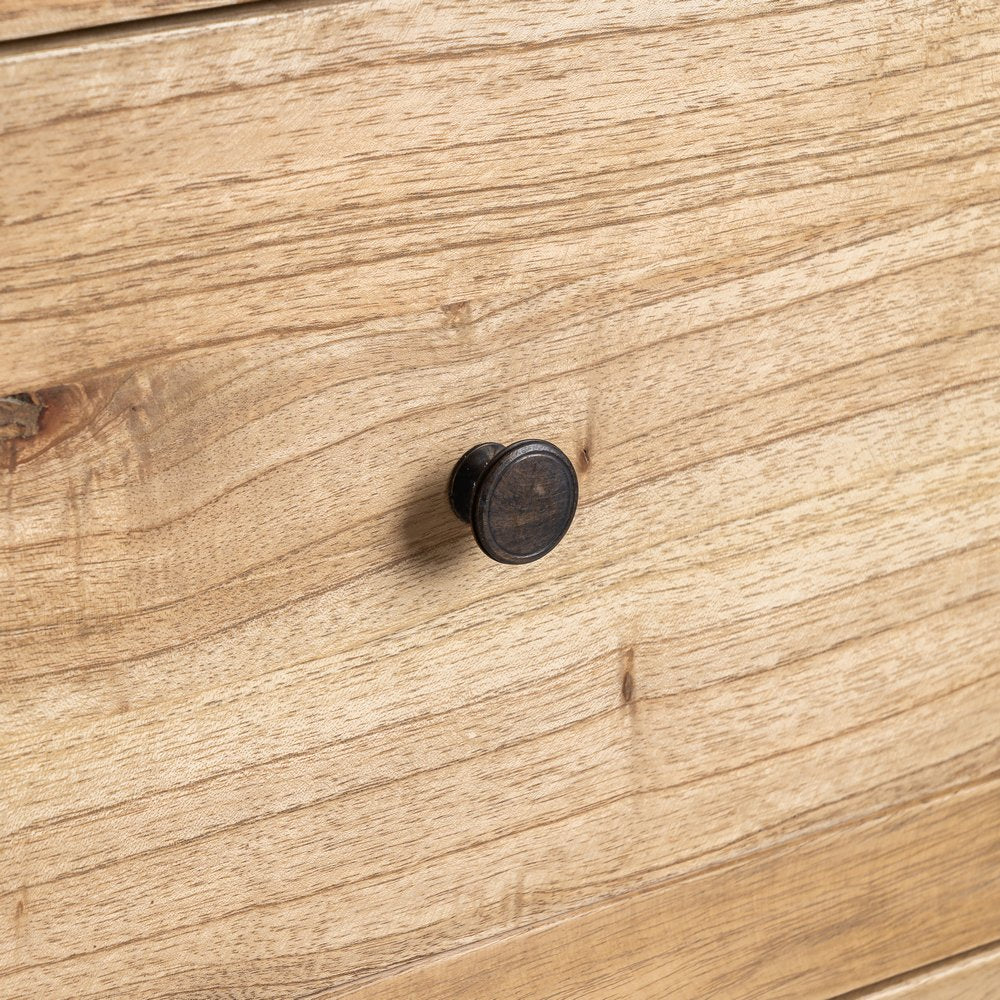APARADOR NATURAL MADERA MINDI SALÓN 170 X 40 X 88 CM