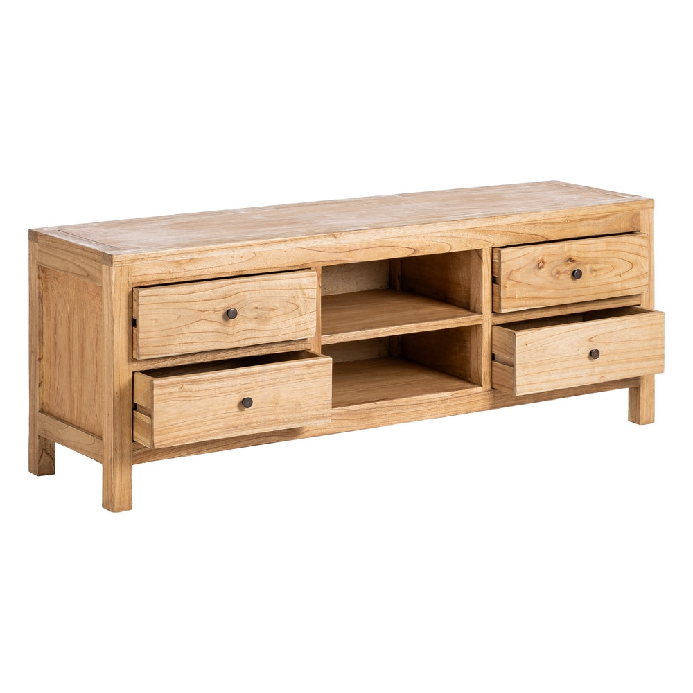 MUEBLE TV NATURAL MADERA MINDI SALÓN 150 X 40 X 55 CM