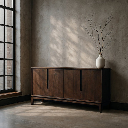 APARADOR MARRÓN MADERA DE MANGO SALÓN 190 X 40 X 85 CM