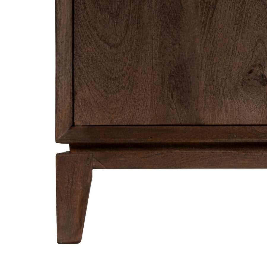 MUEBLE AUXILIAR MARRÓN MADERA DE MANGO 100 X 50 X 195 CM