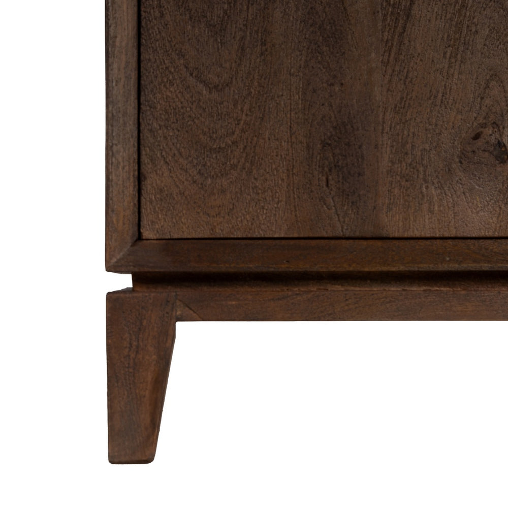 MUEBLE AUXILIAR MARRÓN MADERA DE MANGO 100 X 50 X 195 CM