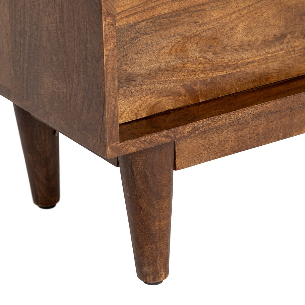 MUEBLE AUXILIAR MARRÓN MADERA DE MANGO 70 X 40 X 85 CM