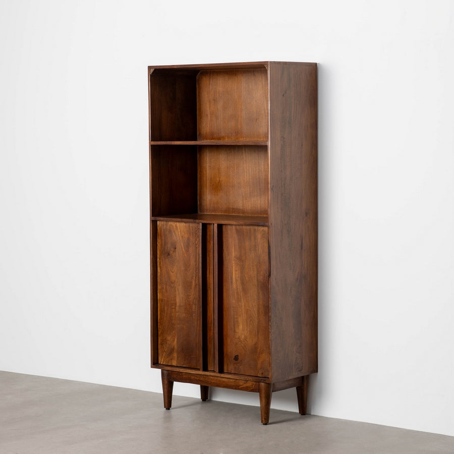 MUEBLE AUXILIAR MARRÓN MADERA DE MANGO 80 X 40 X 180 CM