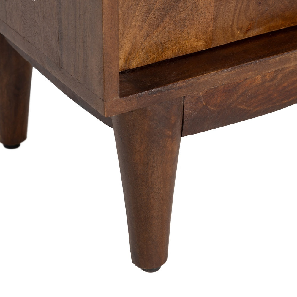MUEBLE AUXILIAR MARRÓN MADERA DE MANGO 80 X 40 X 180 CM