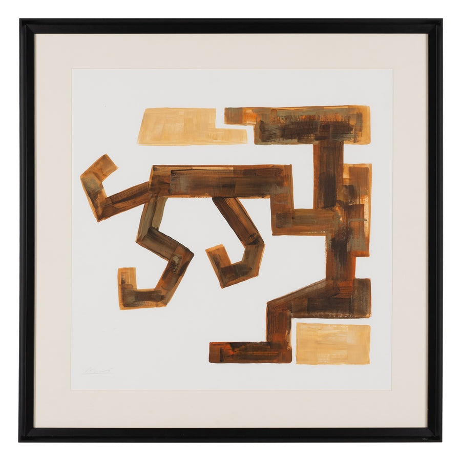 ABSTRACT PAINTING 2/M 70 X 70 CM