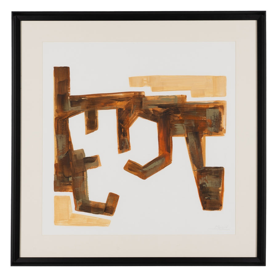 ABSTRACT PAINTING 2/M 70 X 70 CM