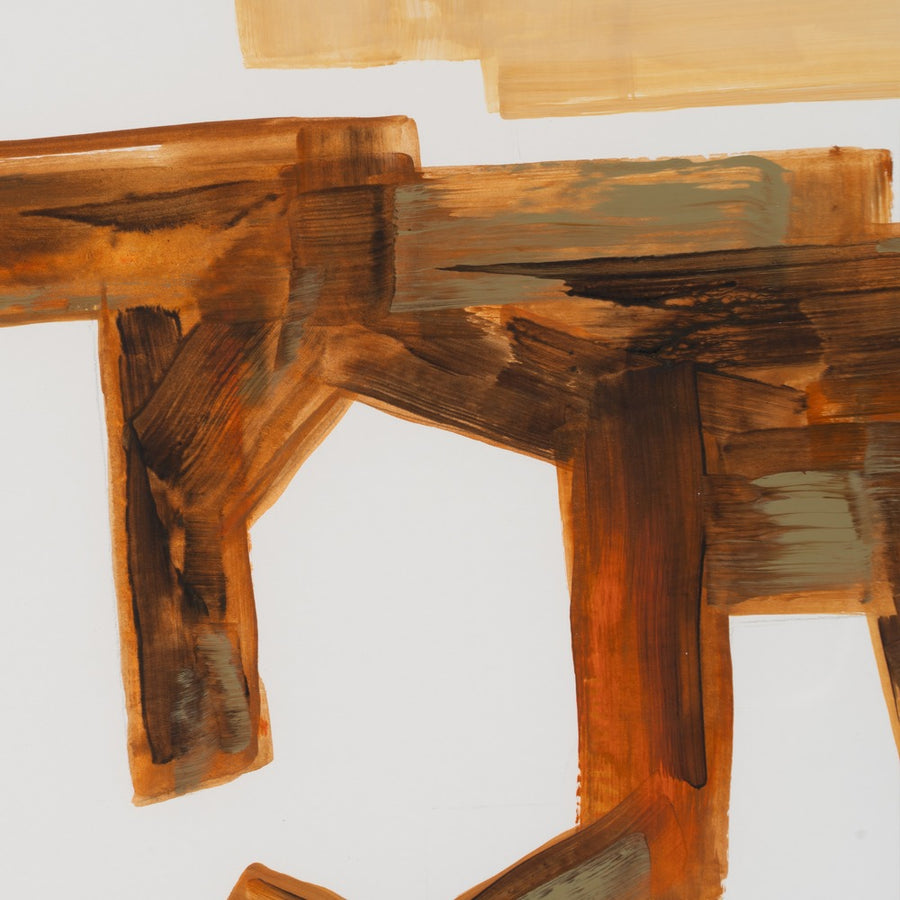 ABSTRACT PAINTING 2/M 70 X 70 CM