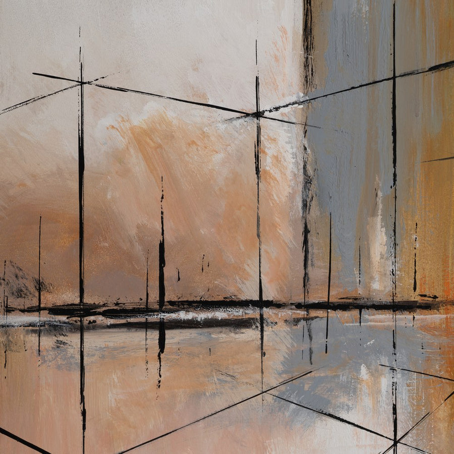 ABSTRACT PAINTING 2/M CANVAS 60 X 150 CM