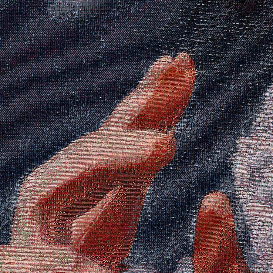 CUADRO "TO BE OR NOT TO BE" TEJIDO 130 X 190 CM