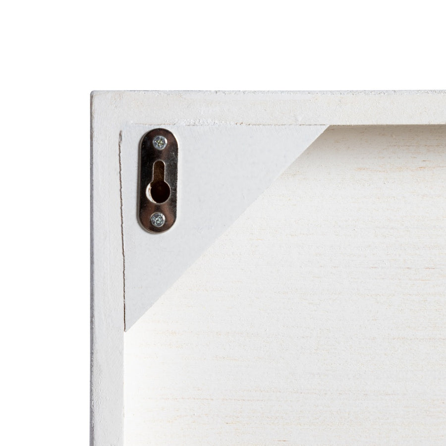 WHITE-GREY MDF DECORATIVE PANEL 80 X 4 X 80 CM