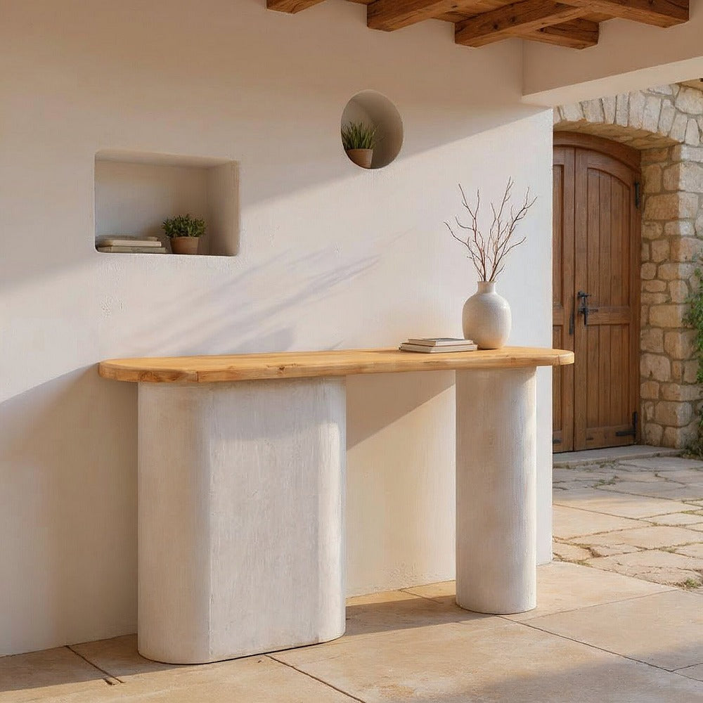 CONSOLA BLANCO DM WILMA 150 X 35 X 82 CM