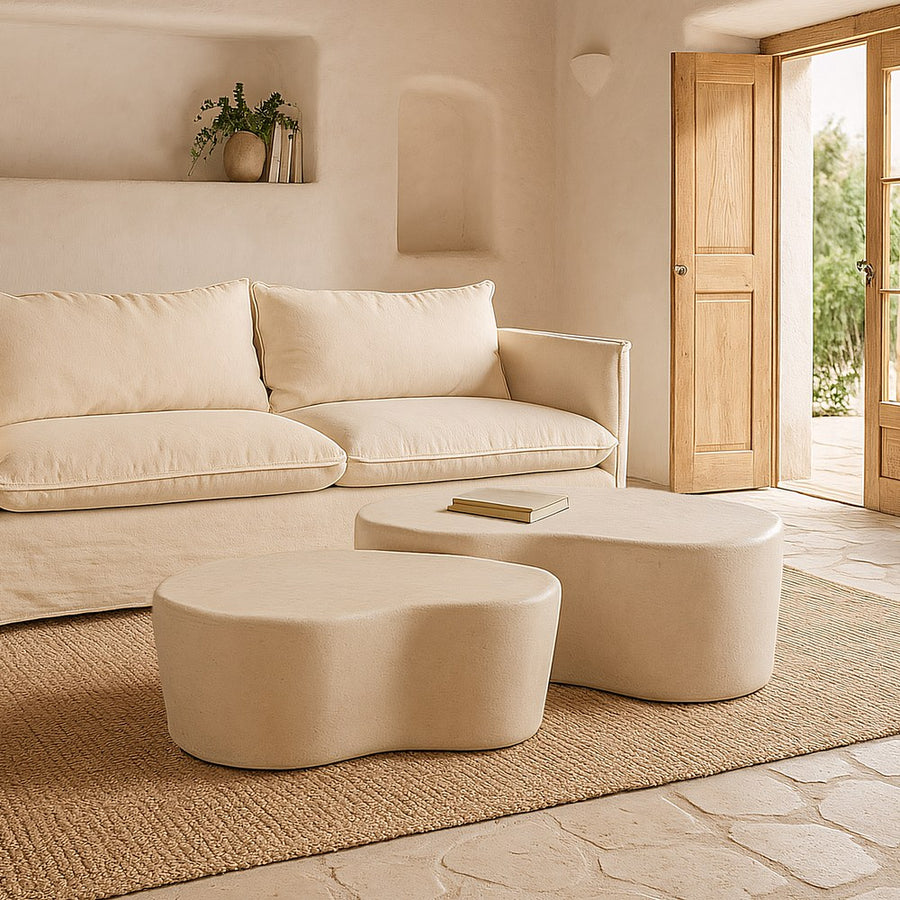 MESA CENTRO BLANCO DM WILMA 125,50 X 79 X 46 CM