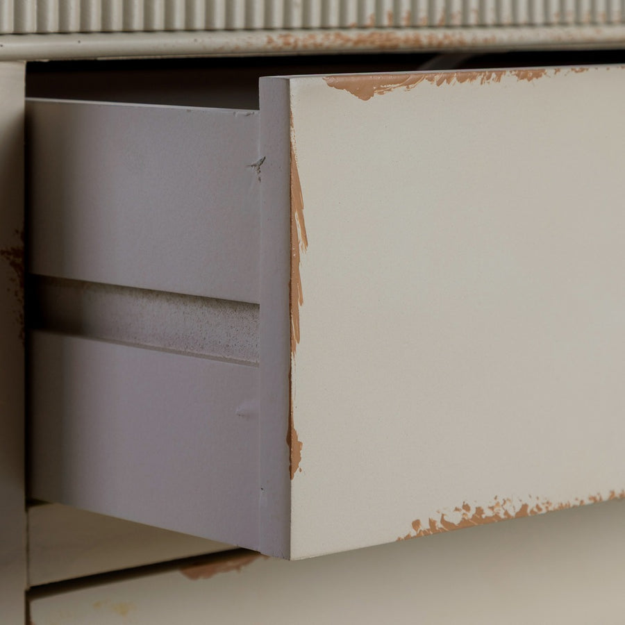 CÓMODA NATURAL-CREMA MADERA 115 X 45 X 90 CM