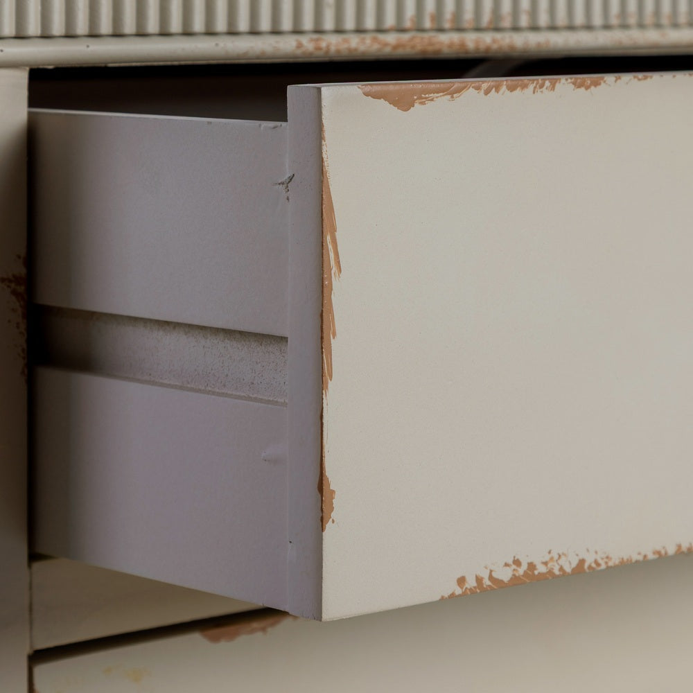 CÓMODA NATURAL-CREMA MADERA 115 X 45 X 90 CM