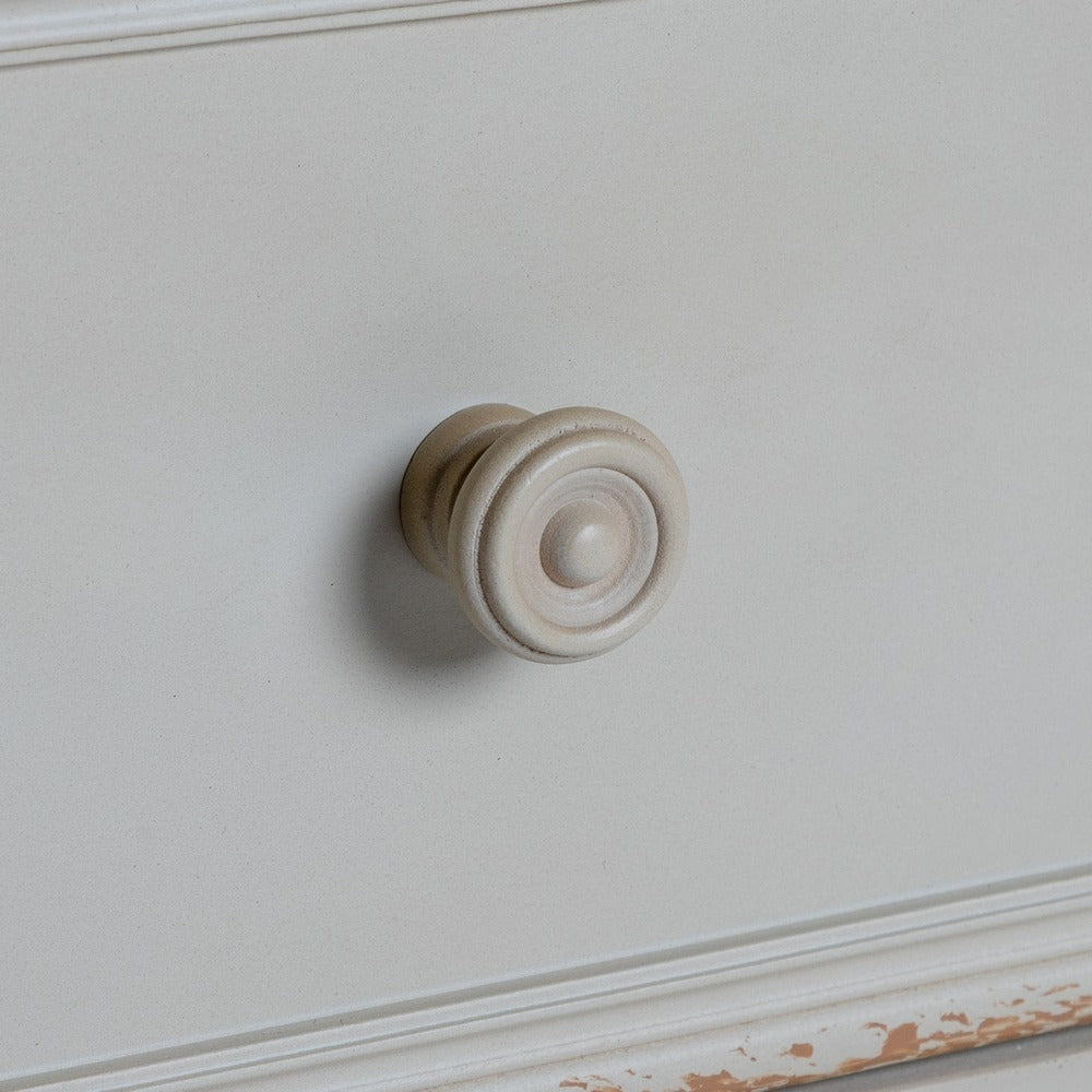 MUEBLE AUXILIAR NATURAL-CREMA MADERA 80 X 45 X 60 CM