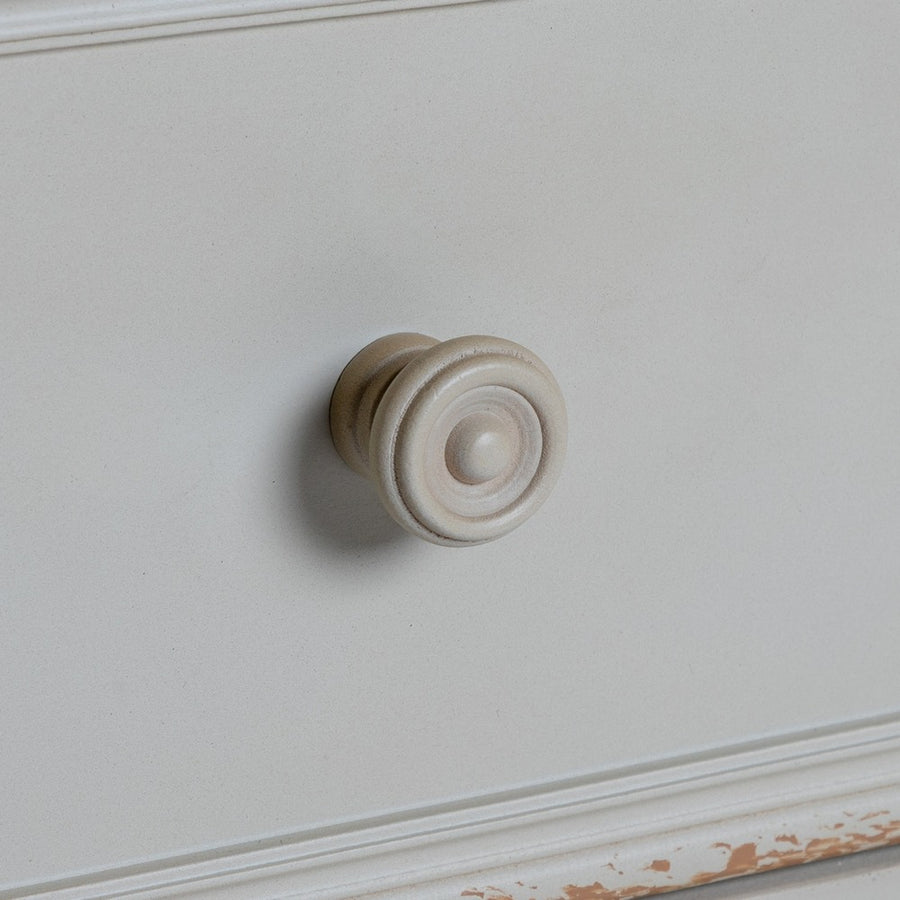MUEBLE AUXILIAR NATURAL-CREMA MADERA 80 X 45 X 60 CM