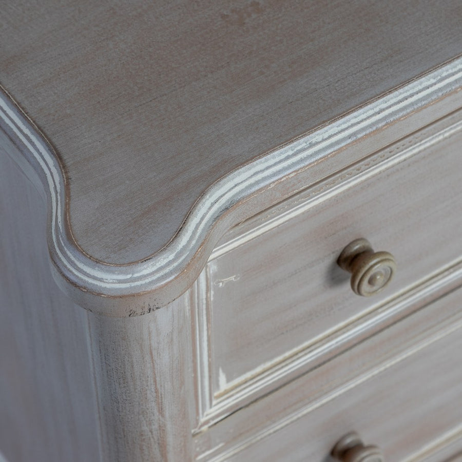MUEBLE AUXILIAR MARRÓN CLARO MADERA 80 X 45 X 60 CM
