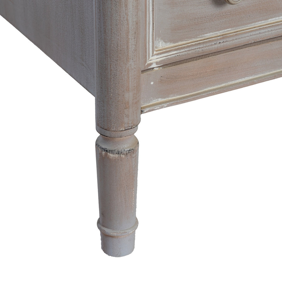 MUEBLE AUXILIAR MARRÓN CLARO MADERA 80 X 45 X 60 CM