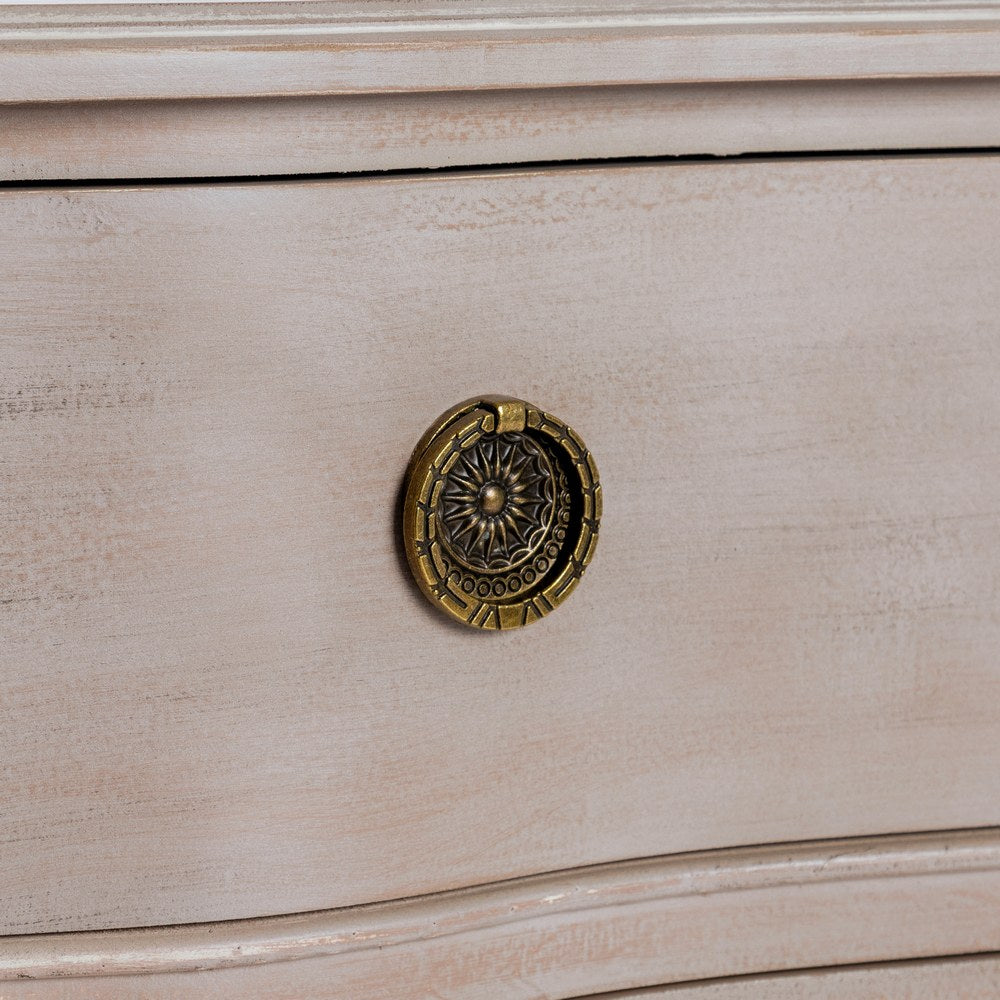 CÓMODA MARRÓN CLARO MADERA DE ABETO 93 X 38 X 78 CM