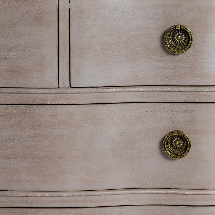 CÓMODA MARRÓN CLARO MADERA DE ABETO 93 X 38 X 78 CM