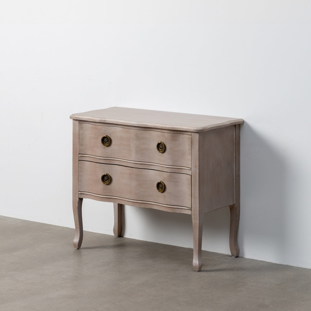 MESITA MARRÓN CLARO MADERA DE ABETO 80 X 38 X 65,50 CM