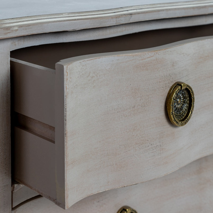 MESITA MARRÓN CLARO MADERA DE ABETO 80 X 38 X 65,50 CM
