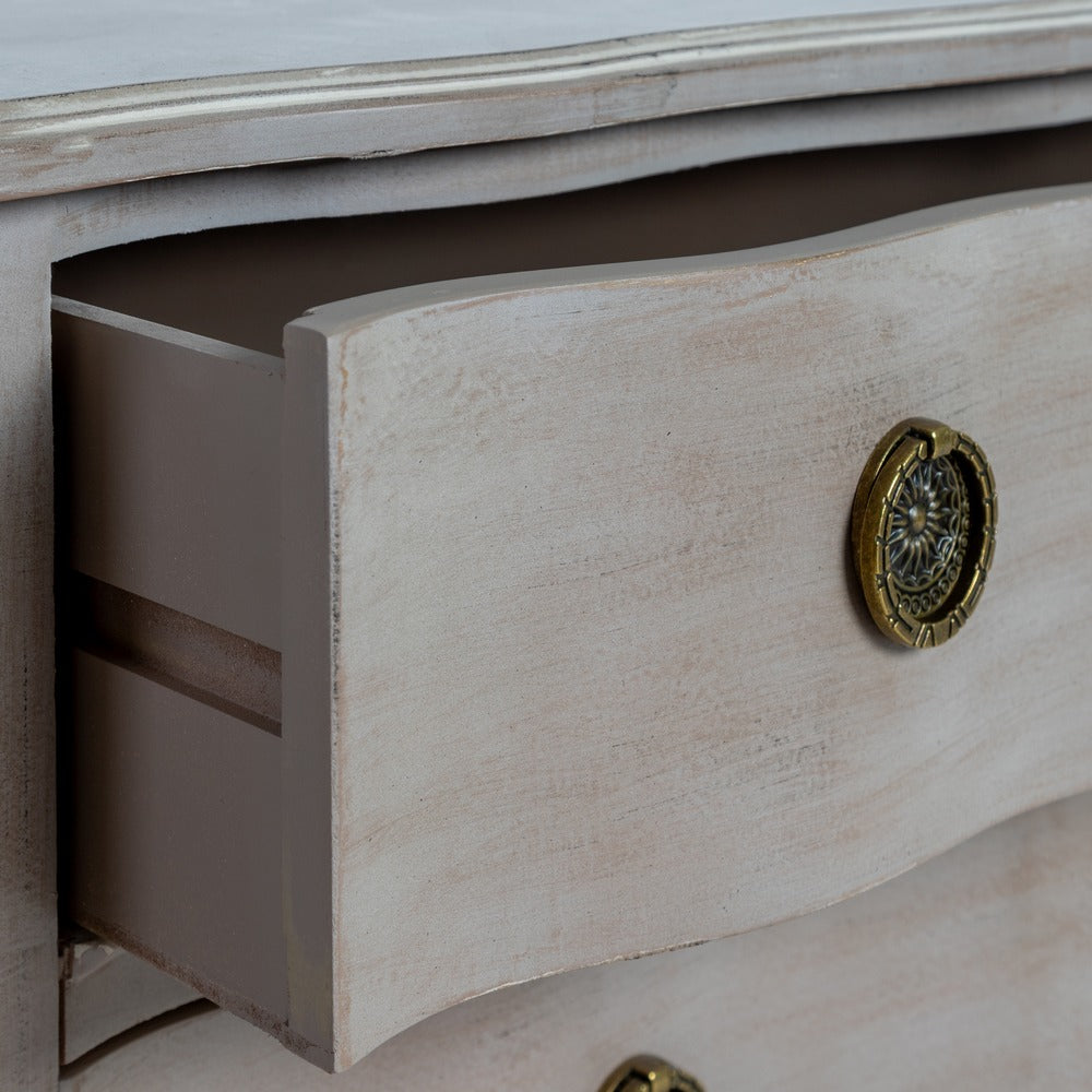 MESITA MARRÓN CLARO MADERA DE ABETO 80 X 38 X 65,50 CM