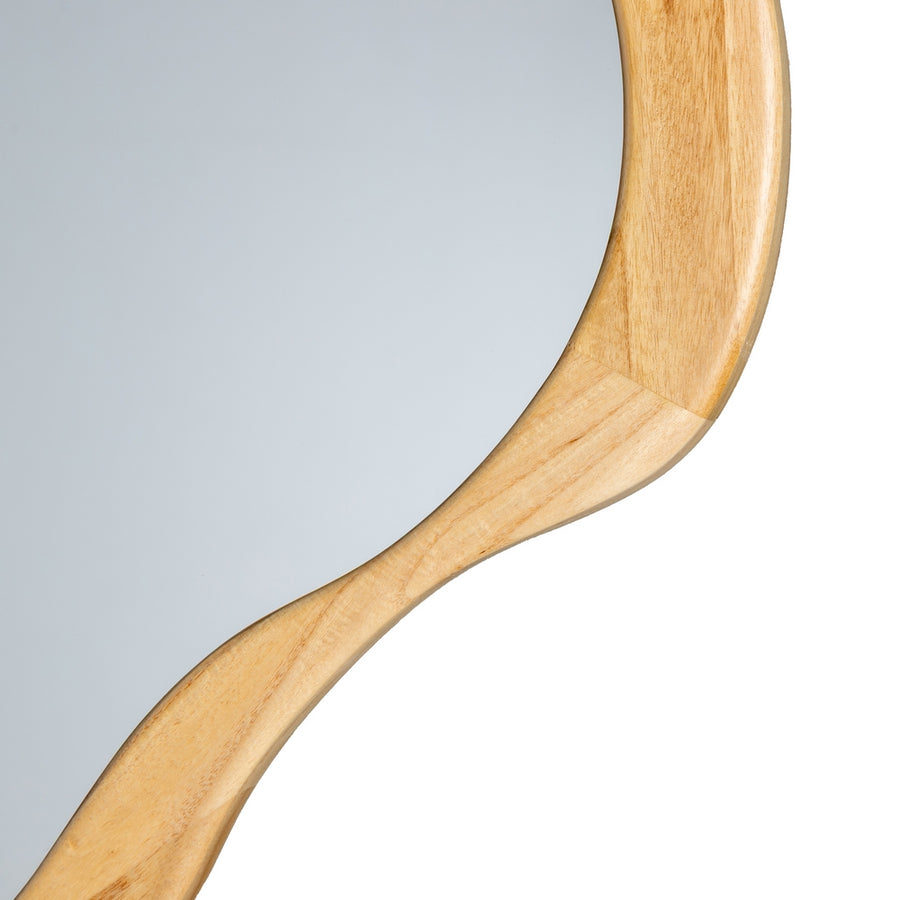 NATURAL PAULOWNIA WOOD MIRROR 57 X 3 X 80 CM