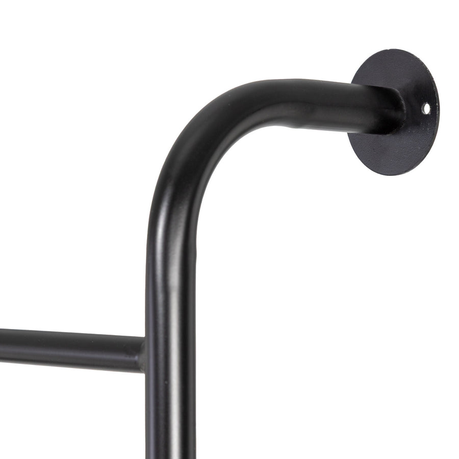BLACK-NATURAL HALLWAY MIRROR 80 X 28 X 200 CM