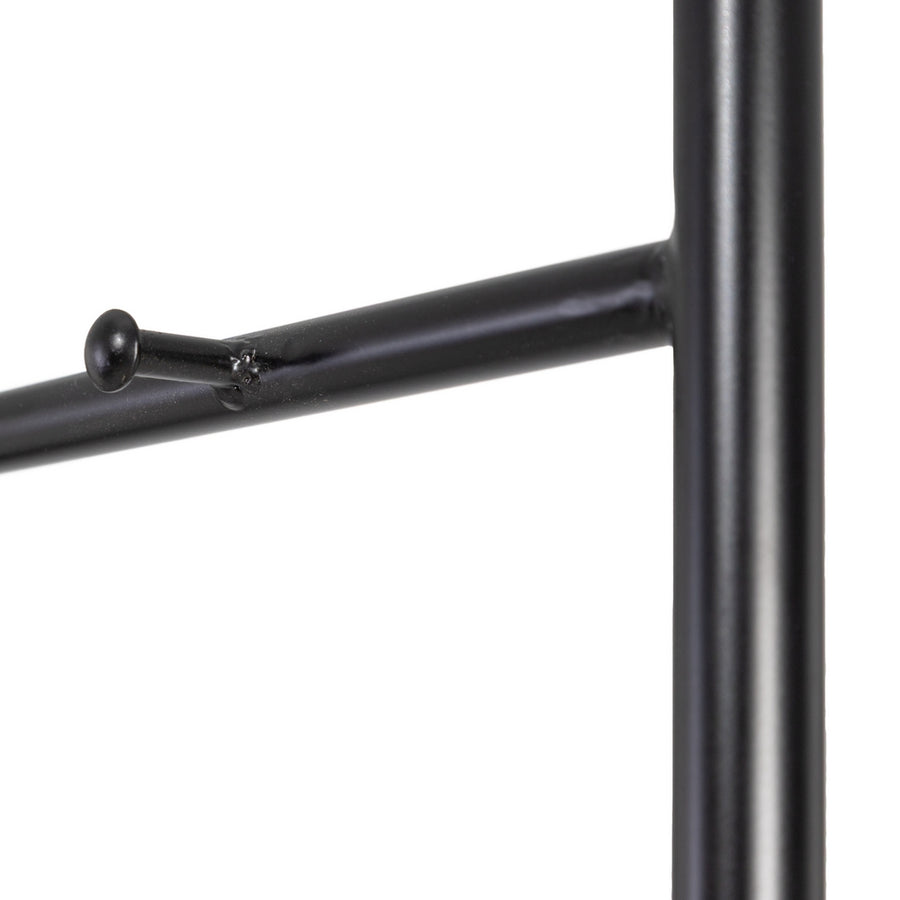 BLACK-NATURAL HALLWAY MIRROR 80 X 28 X 200 CM