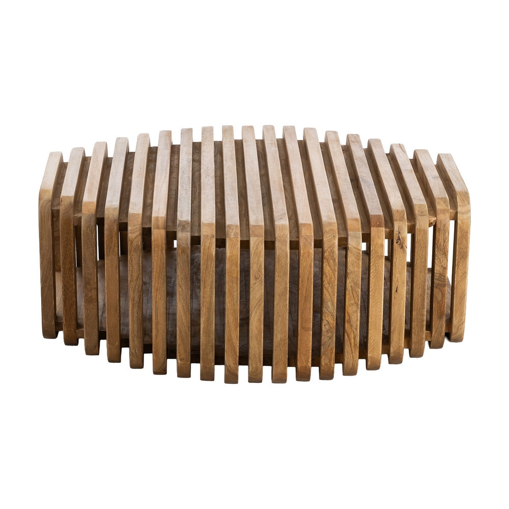 MANGO WOOD LIVING ROOM COFFEE TABLE 84 X 85 X 32 CM