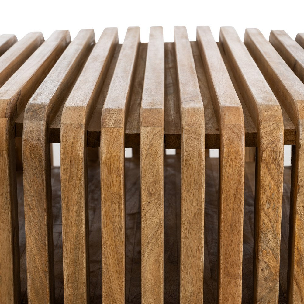 MANGO WOOD LIVING ROOM COFFEE TABLE 84 X 85 X 32 CM