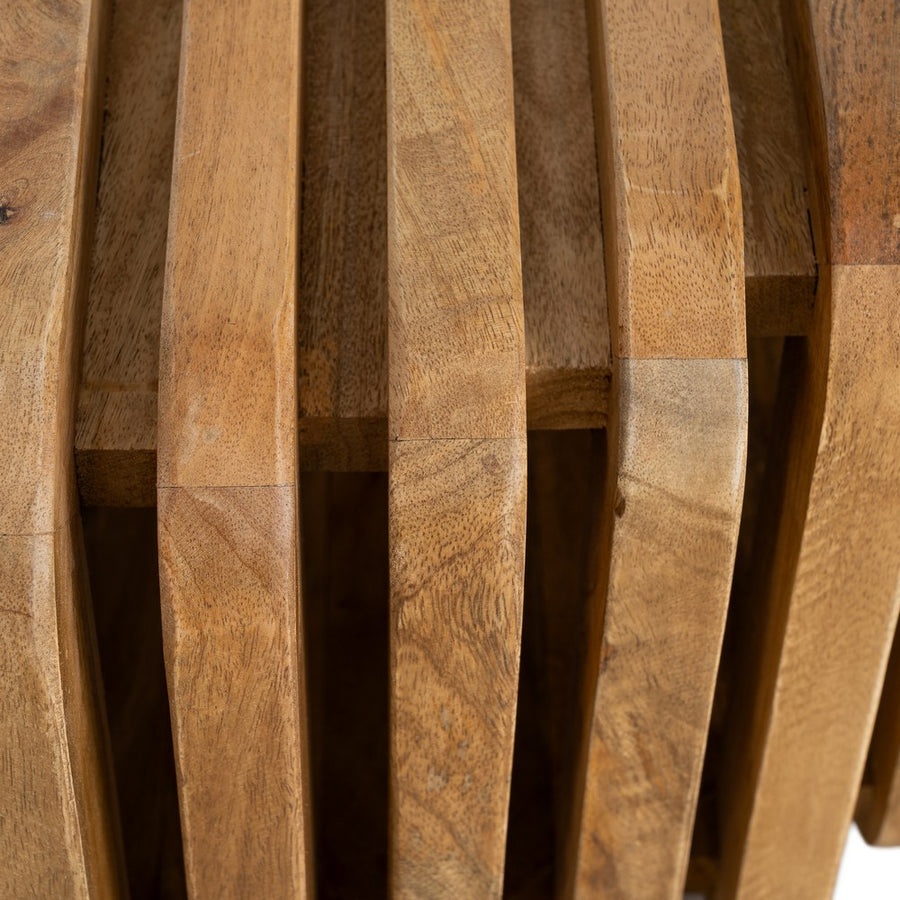 MANGO WOOD LIVING ROOM COFFEE TABLE 84 X 85 X 32 CM