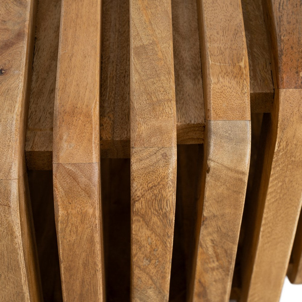 MANGO WOOD LIVING ROOM COFFEE TABLE 84 X 85 X 32 CM