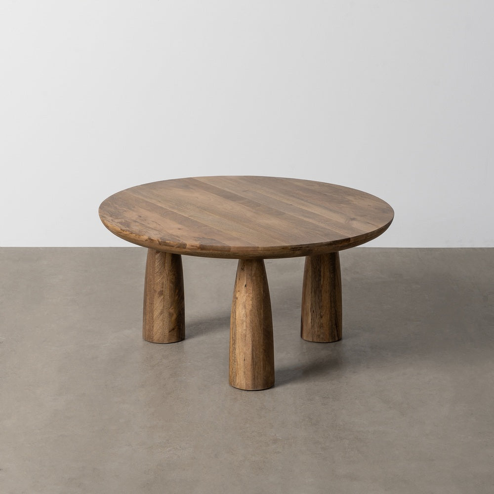 LIVING ROOM MANGO WOOD COFFEE TABLE 75 X 75 X 37 CM