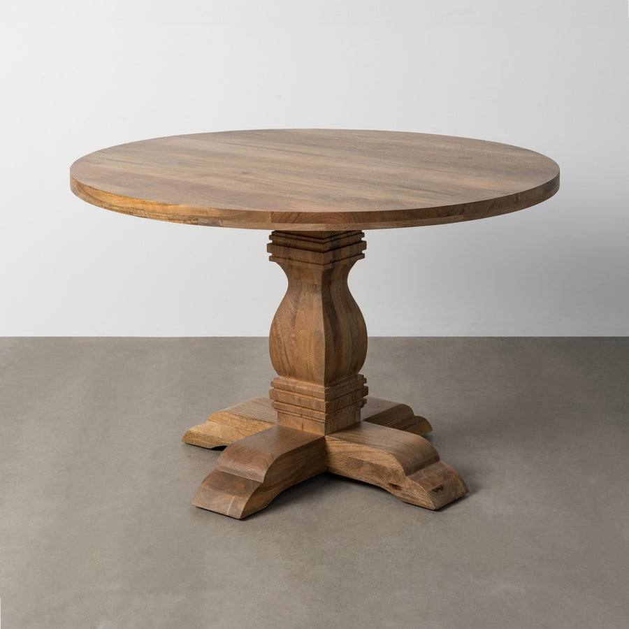 MANGO WOOD DINING TABLE LIVING ROOM 120 X 120 X 76 CM
