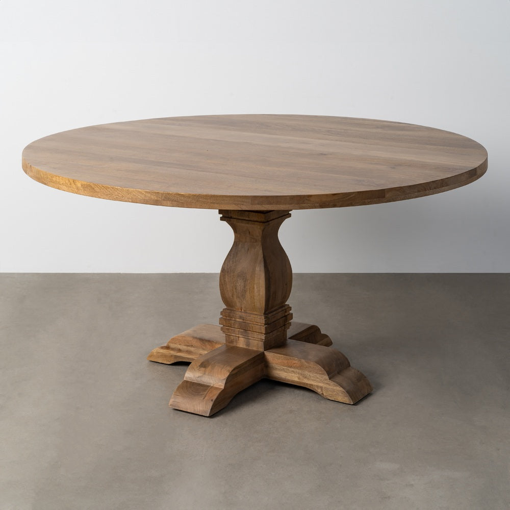 MESA COMEDOR MADERA DE MANGO SAL�N 150 X 150 X 76 CM