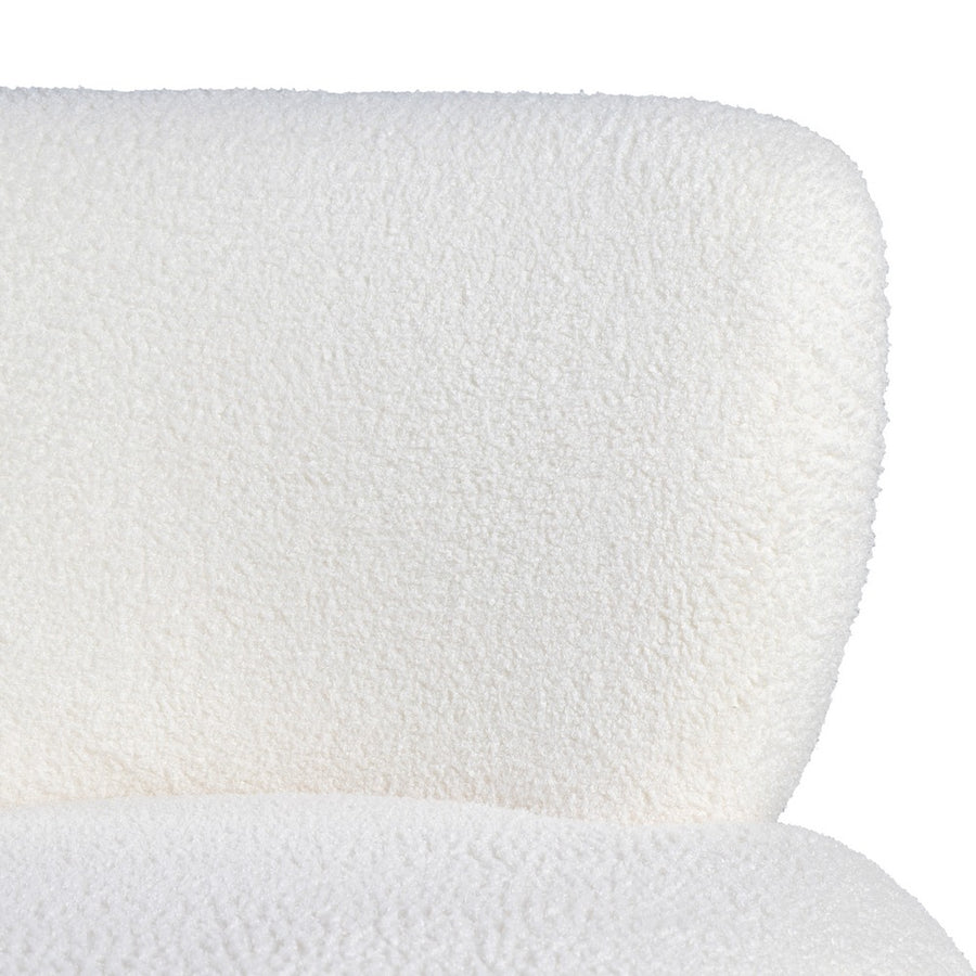 SILLÓN BLANCO-NEGRO TEJIDO-MADERA SALÓN 73 X 75 X 74,50 CM