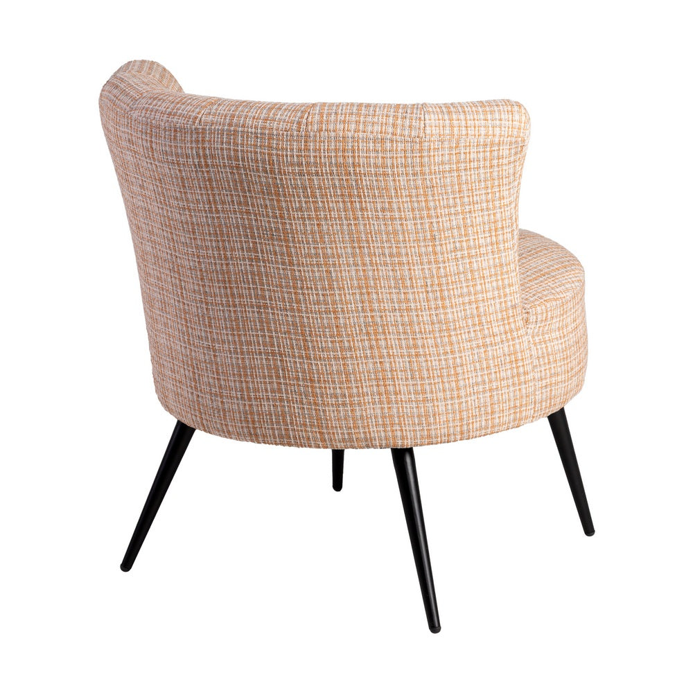 SILLÓN JASPEADO TEJIDO-METAL SALÓN 69 X 66 X 71 CM