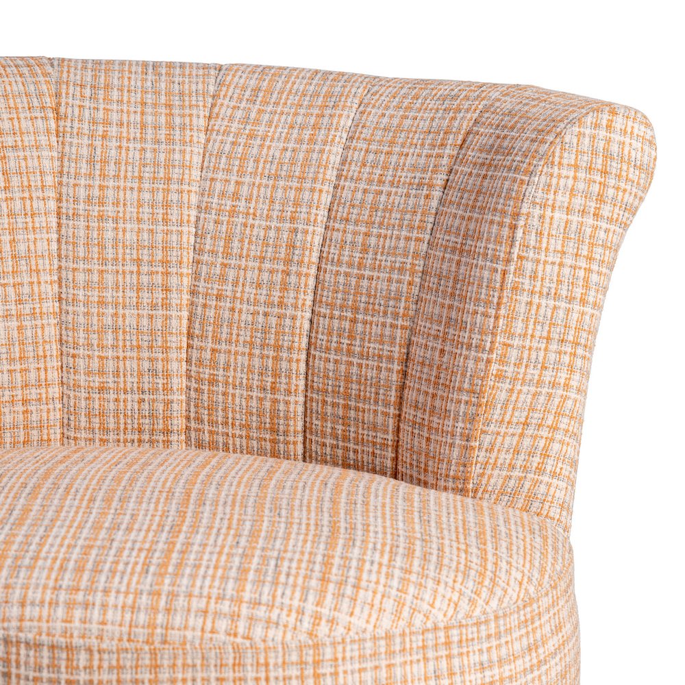SILLÓN JASPEADO TEJIDO-METAL SALÓN 69 X 66 X 71 CM