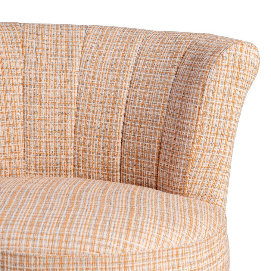 SILLÓN JASPEADO TEJIDO-METAL SALÓN 69 X 66 X 71 CM