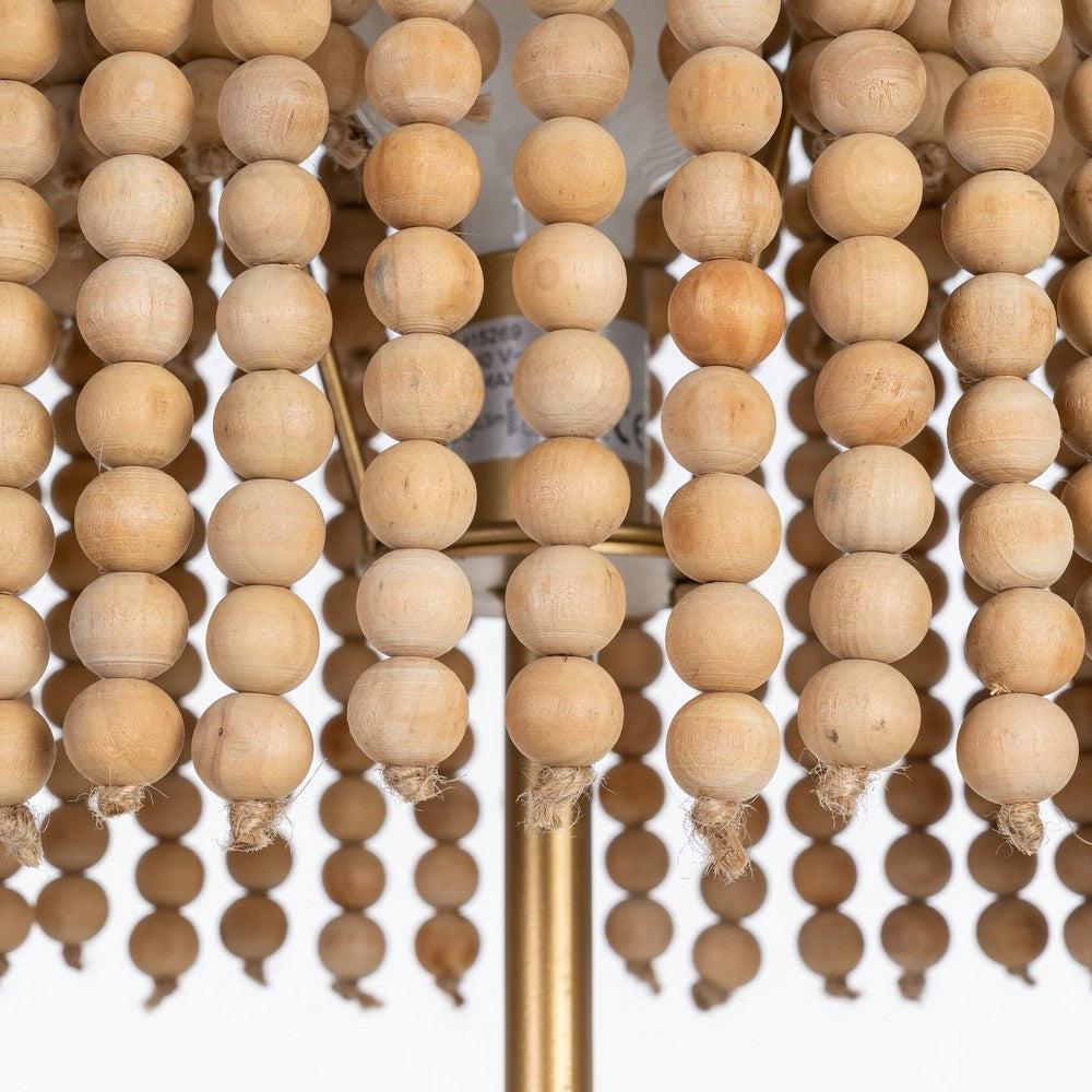 LÁMPARA SUELO NATURAL-ORO DM-METAL 38 X 38 X 152,50 CM