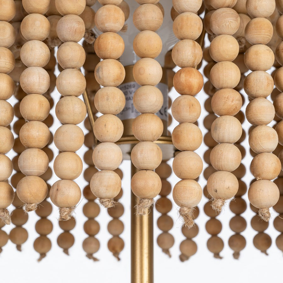 LÁMPARA SUELO NATURAL-ORO DM-METAL 38 X 38 X 152,50 CM