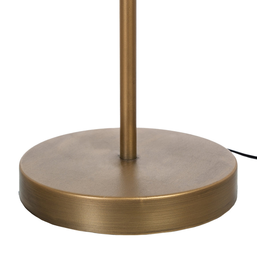 LÁMPARA SUELO NATURAL-ORO DM-METAL 38 X 38 X 152,50 CM