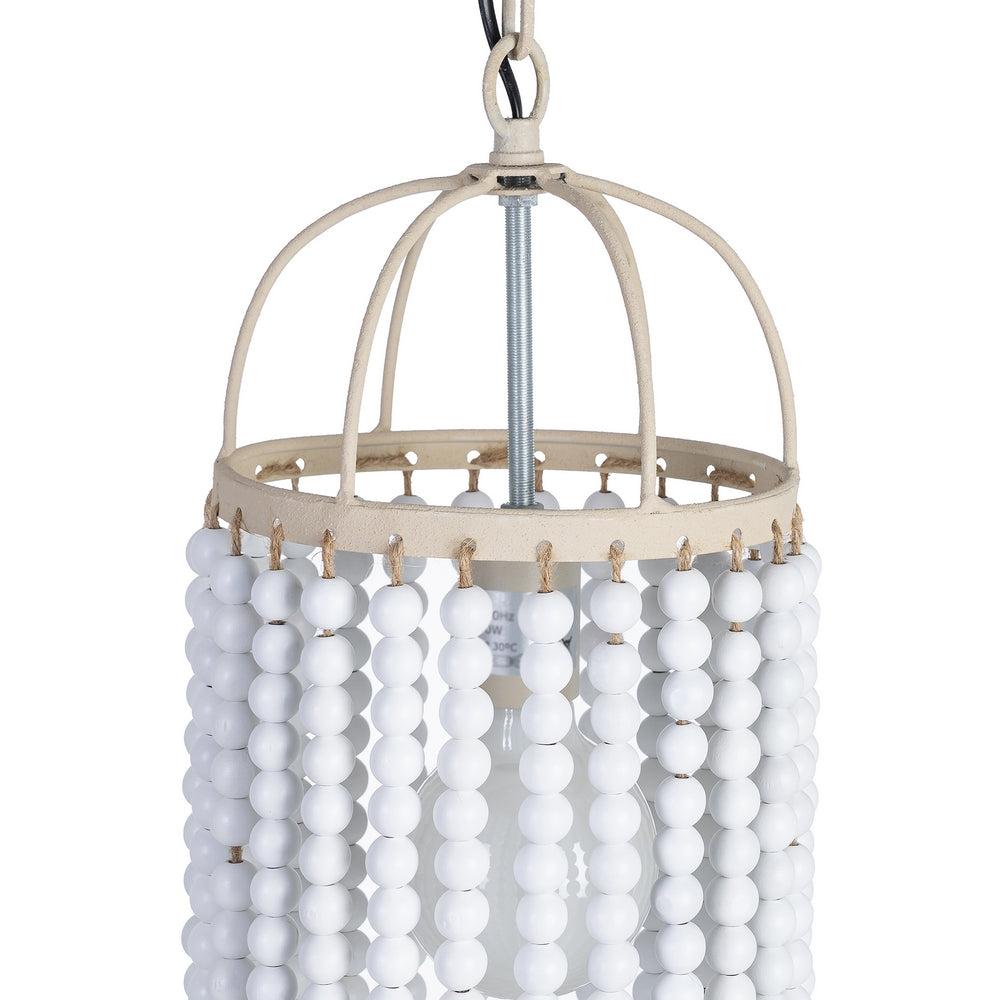 LÁMPARA TECHO BLANCO DM-METAL 21 X 21 X 70 CM