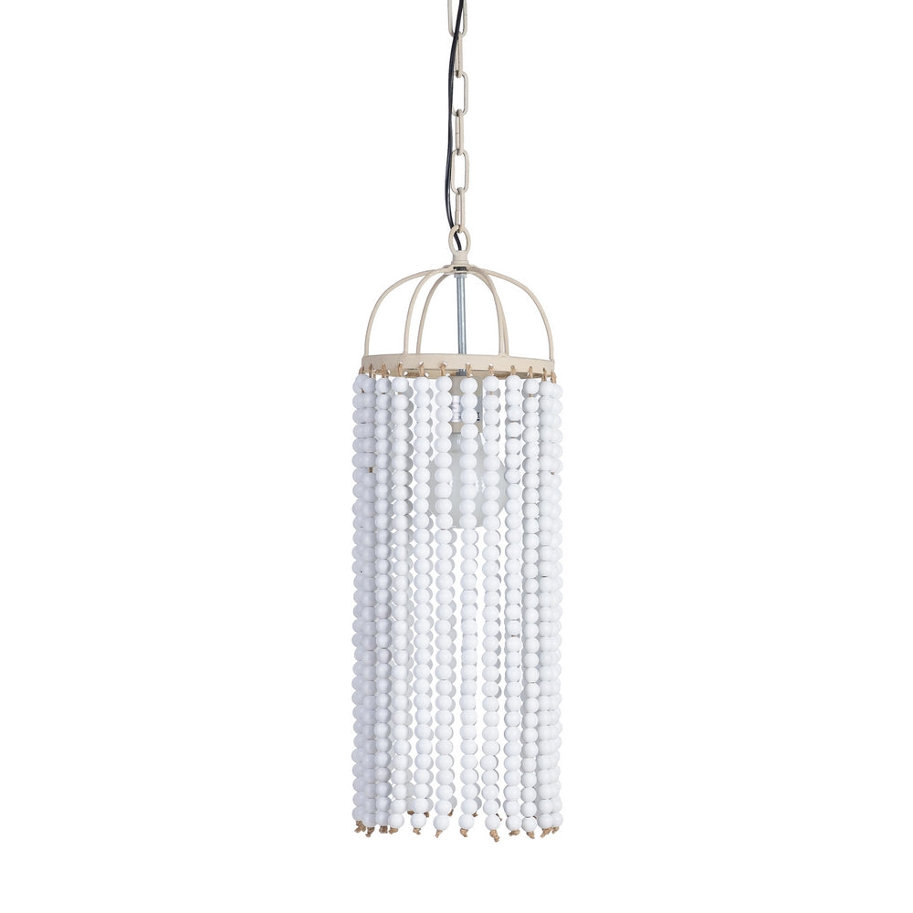 LÁMPARA TECHO BLANCO DM-METAL 21 X 21 X 70 CM