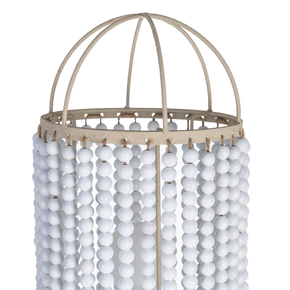 L�MPARA SUELO BLANCO DM-METAL 25,50 X 25,50 X 155 CM