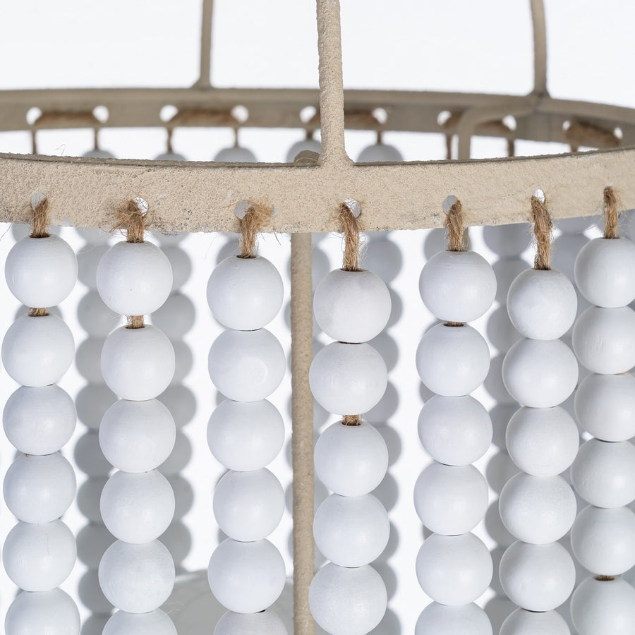 LÁMPARA SUELO BLANCO DM-METAL 25,50 X 25,50 X 155 CM